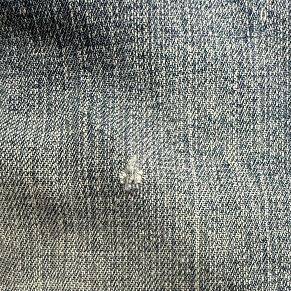 VTG Tommy Hilfiger Jeans Y2K Mens 36/32 Blue Straight Leg Ripped Preppy *READ - Picture 10 of 10
